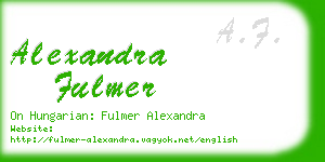 alexandra fulmer business card